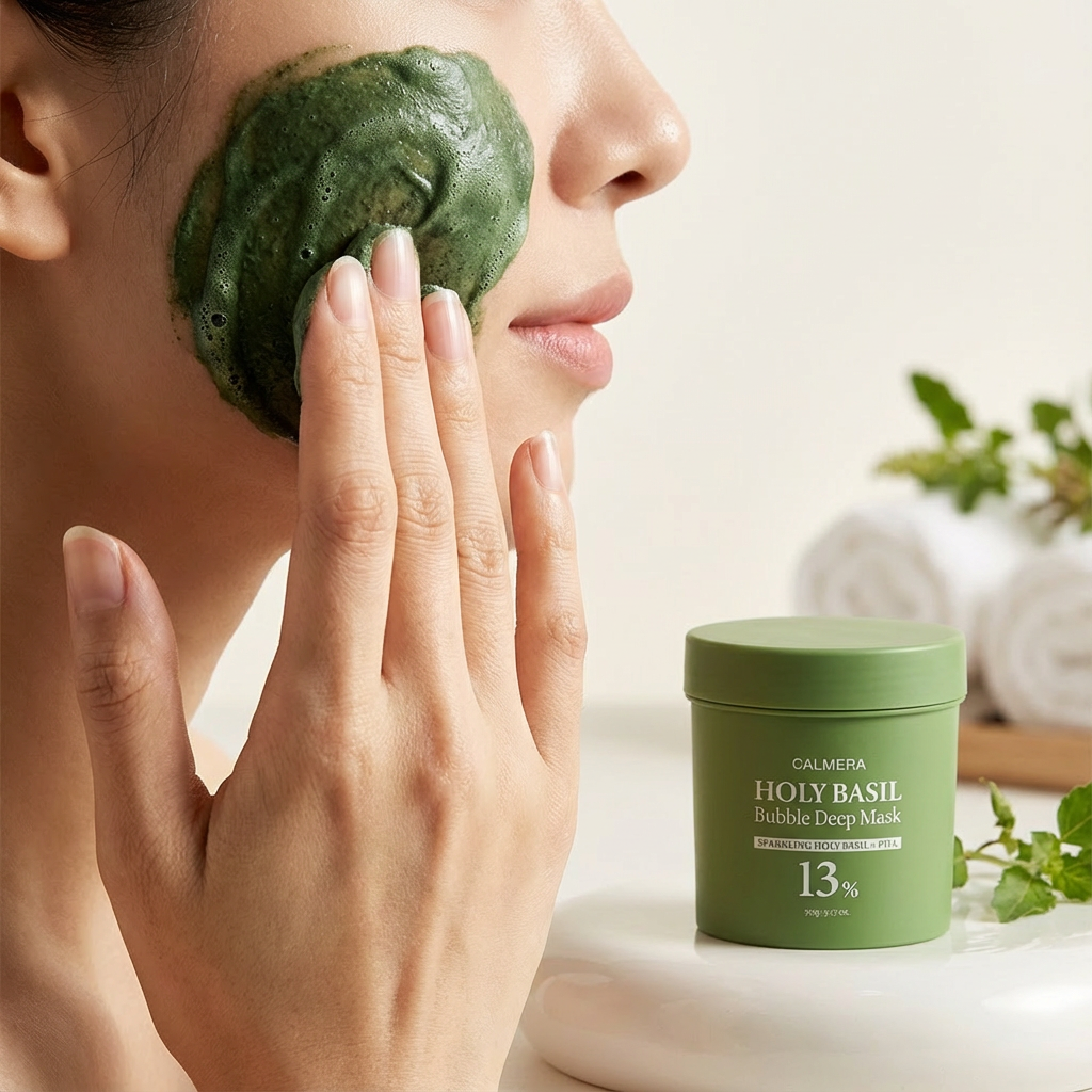 Calmera ™- Holy Basil Bubble Mask