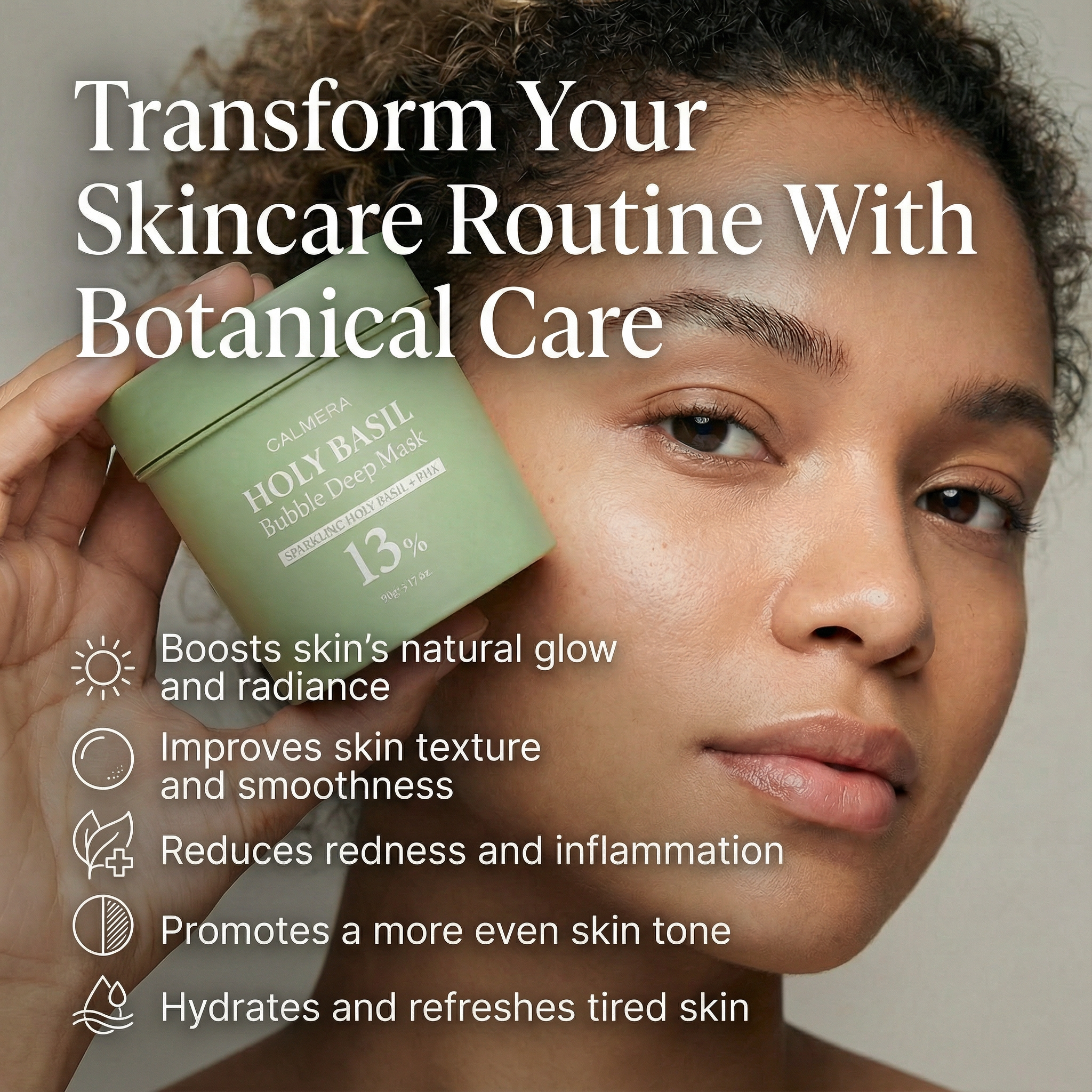 Calmera ™- Holy Basil Bubble Mask