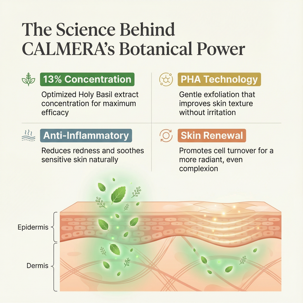 Calmera ™- Holy Basil Bubble Mask