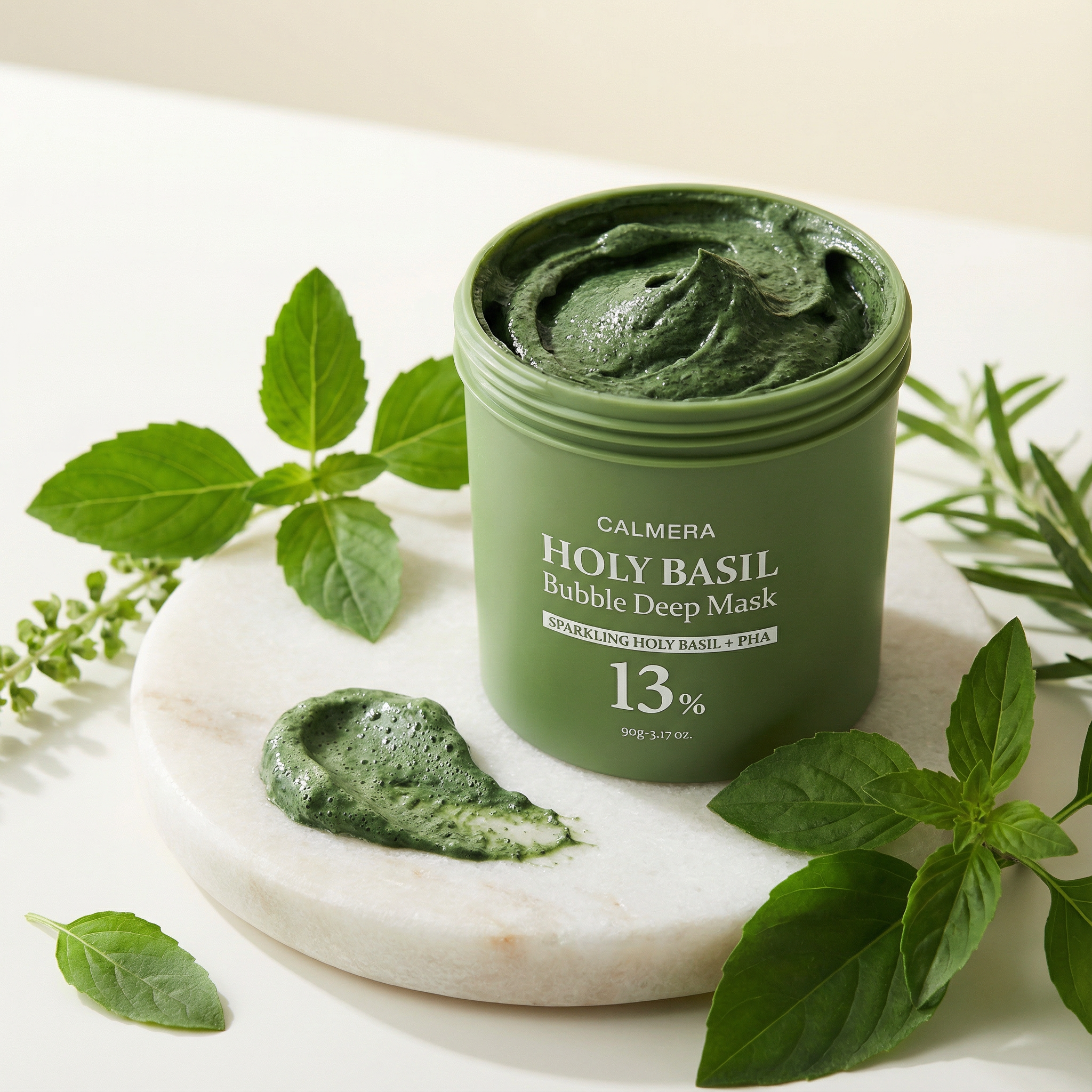 Calmera ™- Holy Basil Bubble Mask